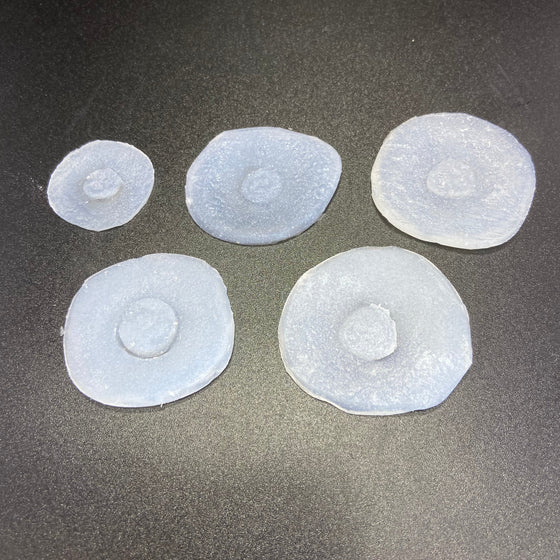 Entry Bullet Wound Bondo Moulds (Set of 5)