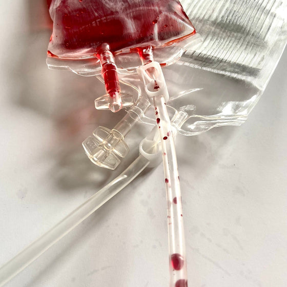 IV Blood Bag Costume Accessories
